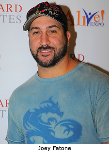 Joey Fatone at the Alive Expo Emmy Eco-Suite