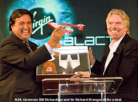 Governor Bill Richardson and Richard Branson