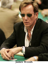 James Woods, poker extraordinaire