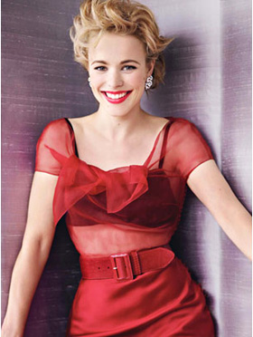 Rcahel McAdams poses for Vogue, photographed by Mario Testino Vogue