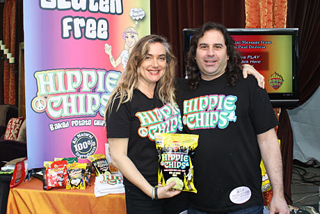 HippieChips CEO Dan Ehrlich and his wife.