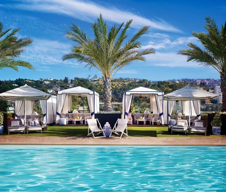 The London Hotel Los Angeles Pool Cabanas