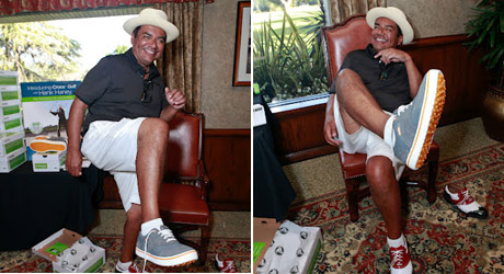 George Lopez with Crocs Golf