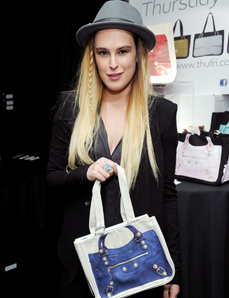 Rumer Willis with Thursday/Friday Totes
