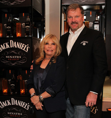 Singer/actor Nancy Sinatra and Master Distiller for Jack Daniels, Jeff Arnett