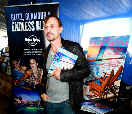 Actor Robert Knepper with Caribbean Living, looking forward to his getaway!