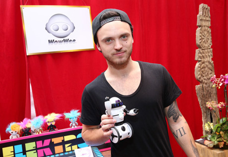 Singer Alex DeLeon of The Cab attends the GRAMMY Gift Lounge during the 56th Grammy Awards at Staples Center on January 24, 2014 in Los Angeles, California. (Photo by Imeh Akpanudosen/WireImage)