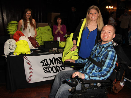 Tracy Keil and her wounded warrior husband Matthew Keil with the Zumer Sport team - Igor Spektor