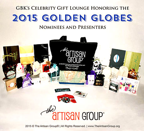 The Artisan Group gift bag for the Golden Globes.