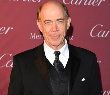 J.K Simmons on the red carpet after receiving the Spotlight Award for hi role in Whiplash
