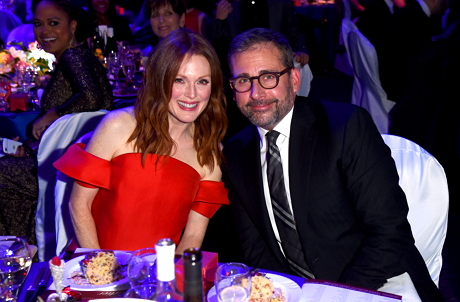 Actress Julianne Moore and Actor Steve Carell at the  award cremony