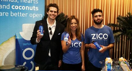 LATP's Tyler Emery with the crew from Zico. 