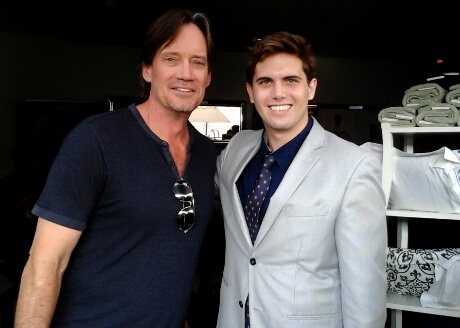 Actor Kevin Sorbo and LATP Media's Tyler Emery.