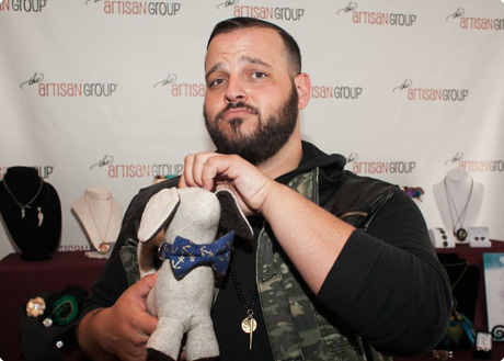 Daniel Franzese of Mean Girls with Four Black Paws