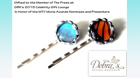 Debra's Divine Designs Butterfly hair pins
