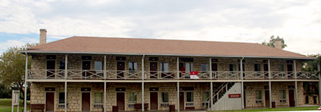 Picture of old army barracks now the Patton motel