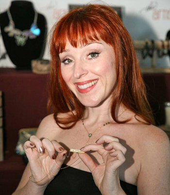 Ruth Connell of Supernatural with DesignMe Jewelry.