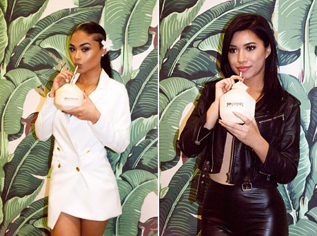 model and television personality India Love Westbrooks and social media personality, Julia Kelly 
