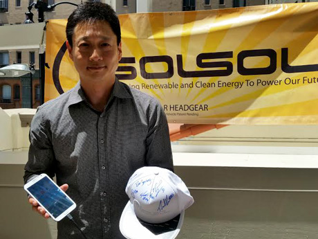 SOLSOL solar-powered hats 