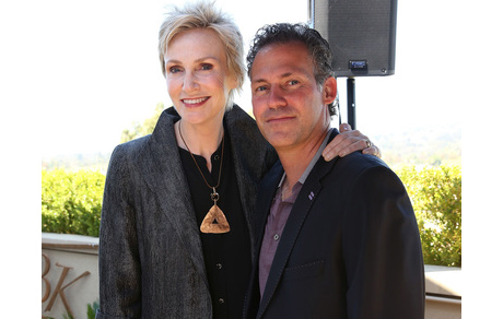 GBK's Gavin Keilly with Jane Lynch