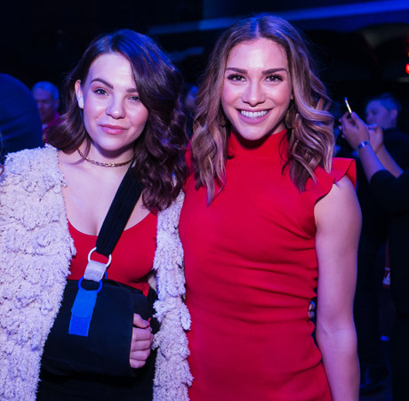  Brittany Cherry and Allison holker from Dancing With the Stars