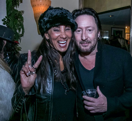 Downtown Julie Brown with Julian Lennon.