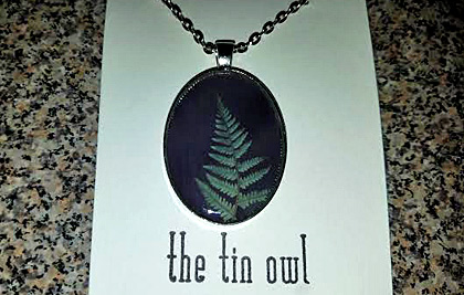 The Tin Owl Fern Necklace