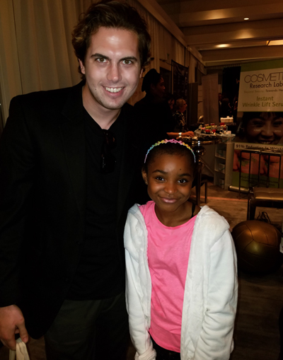 Tyler Emery with Syniaa Sidney