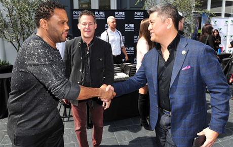 Actor Anthony Anderson and Daniel Vu 