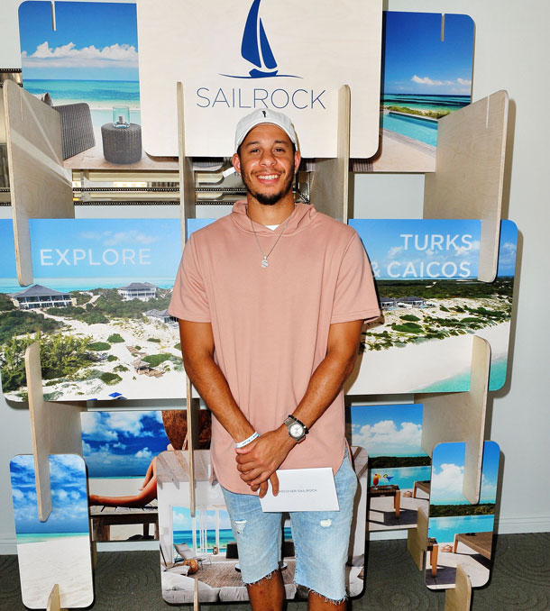 Seth Curry with SailRock Resort