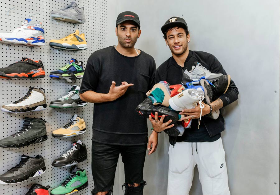 Sneaker store shopping neymar