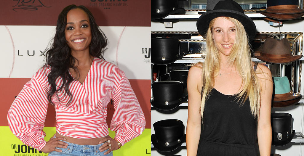 The Bachelorette Rachel Lindsay and Olympian snowboarder Anna Gasser at the 2017 GBK pre ESPY gift suite