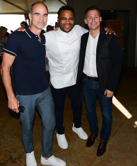 Michael Kelly, Anthony Anderson and GBK's Gavin Keilly