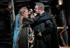 Sondra Radvanovsky in the title role and Joseph Calleja as Pollione in Bellini's "Norma." Photo: Ken Howard/Metropolitan Opera