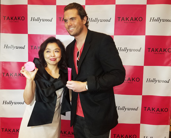Takako with Reign Media's Tyler Emery