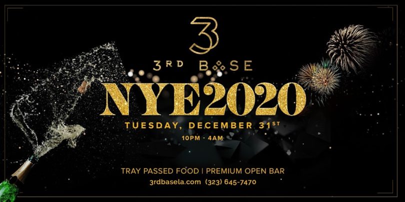 New Years Eve 2020 3rd Base Restaurant