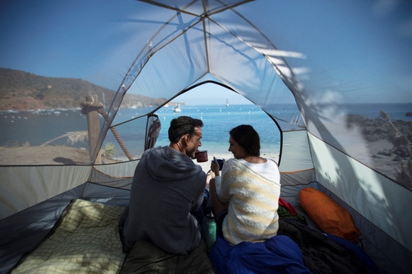 camping getaway at Catalina Island