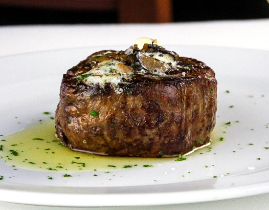 Filet Mignon with Truffle Butter at Ocean Prime Beverly Hills