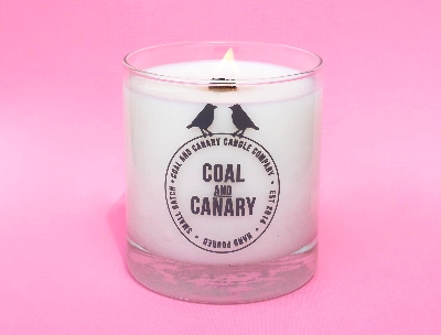 Coal and Canary candle