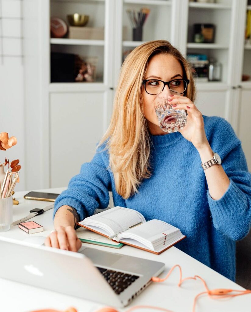 drinking during work