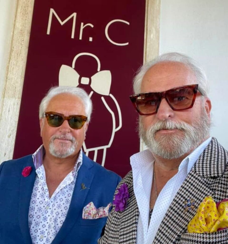 Mark and Matt Harris at Mr. C's Beverly Hills