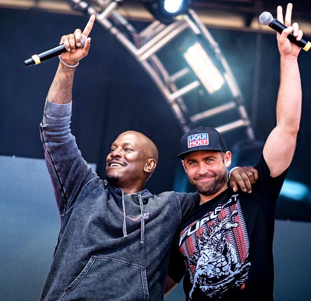 Tyrese Gibson and Cody Walker at FuelFest