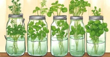 Hydroponic Mason Jar Gardening: Growing Fresh Herbs in water,