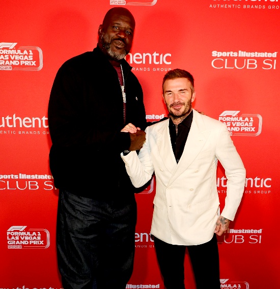David Beckham and Shaquille O'Neal to Host Club SI at Formula 1 Las Vegas Grand  Prix