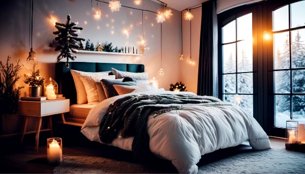 decor trends 2023 cozy winter bedroom