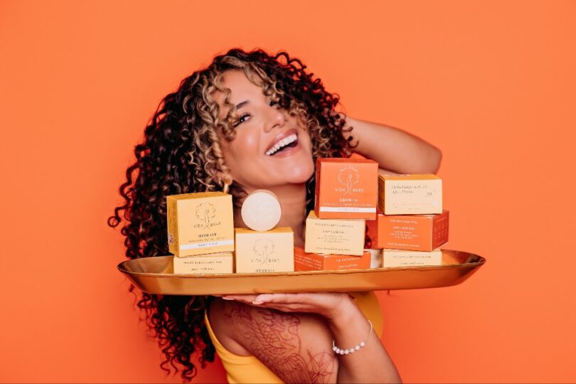 Vida Bars shampoo and conditioner bars for curly haired people