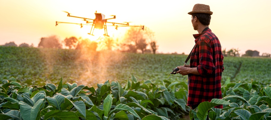 drones for land reclaimation