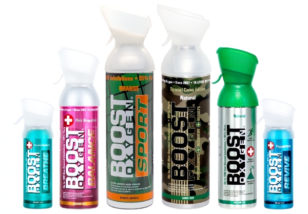 Boost Oxygen portable oxygen cannister