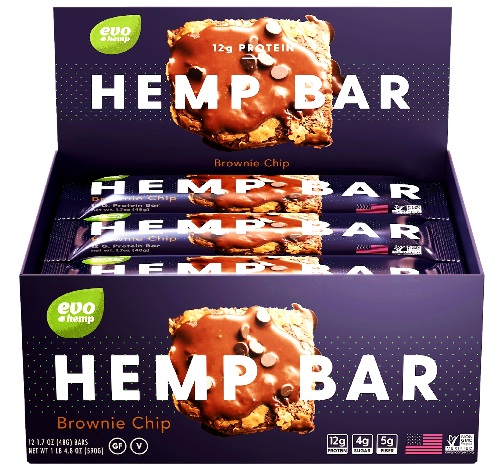 Evo Hemp Bars Brownie Chip