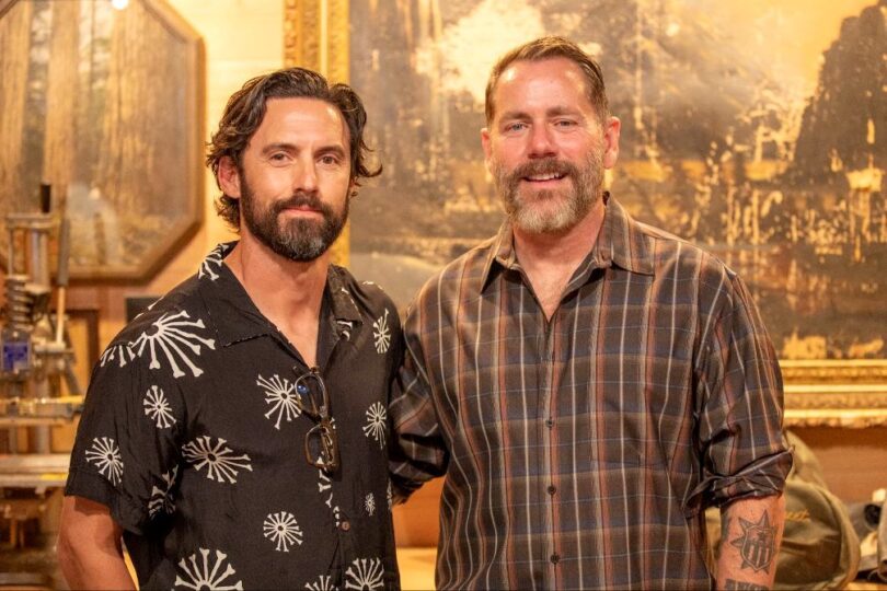 Milo Ventimiglia and Alex Carleton (Chief Creative Officer, Filson)